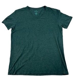 Tommy John Green Pima Cotton Tee V Neck‎ M
